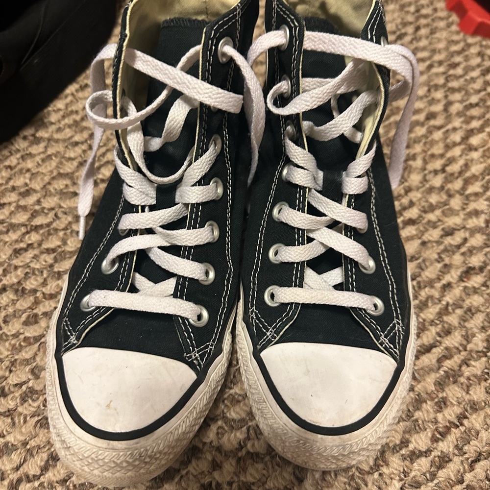 Converse Black and White High-Top